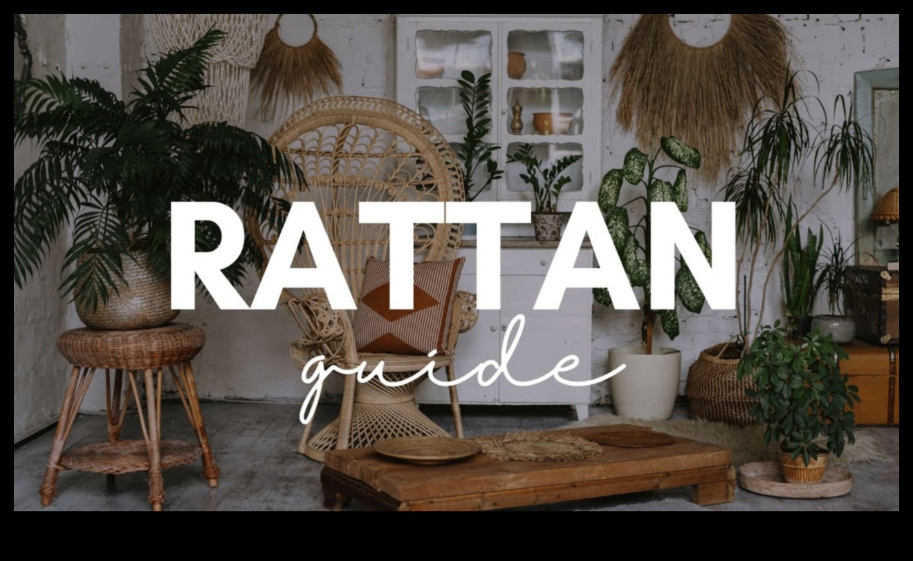 Rattan'ı Ev Dekorasyonunda Kullanmanın Yaratıcı Yolları