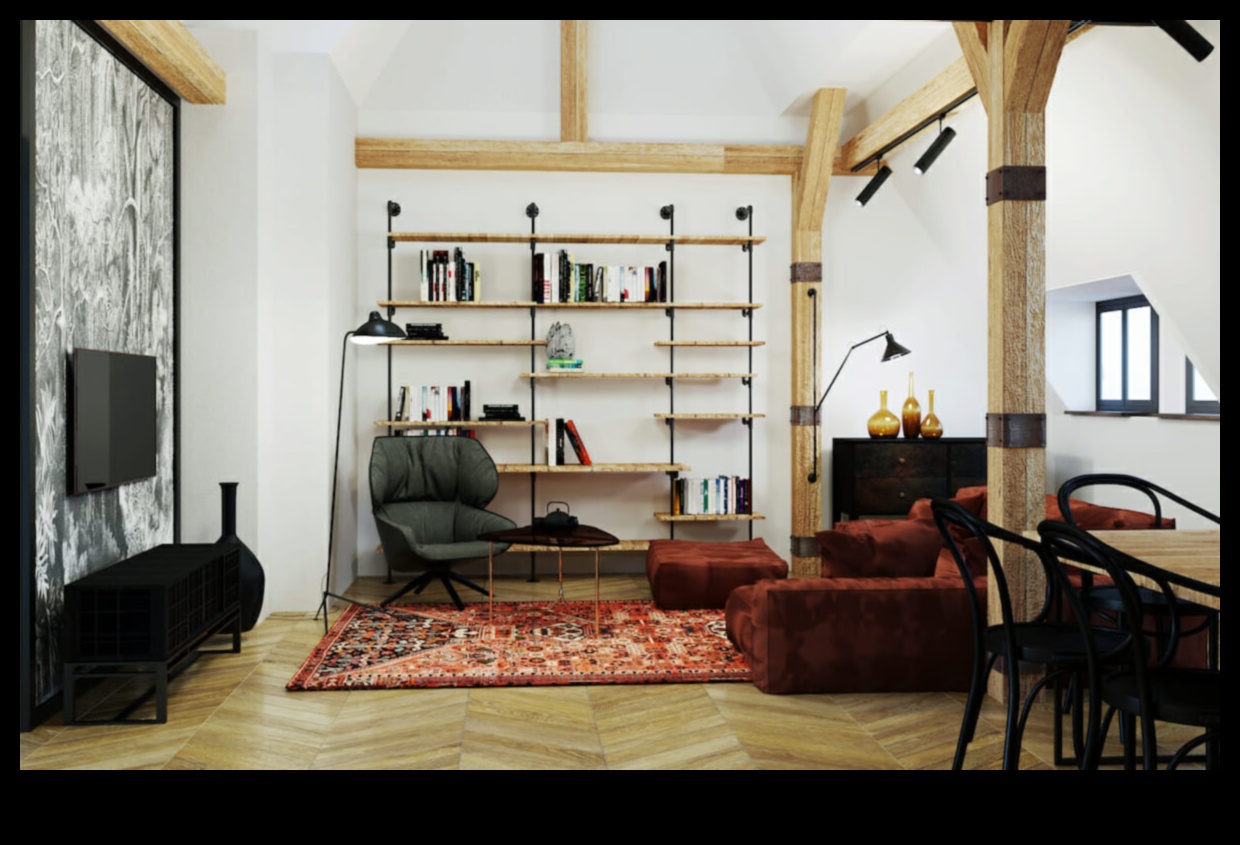 Urban Loft Vibes ile endüstriyel şık bir oturma odasına nasıl ulaşabilirim?